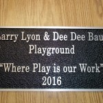 Playground Plaque